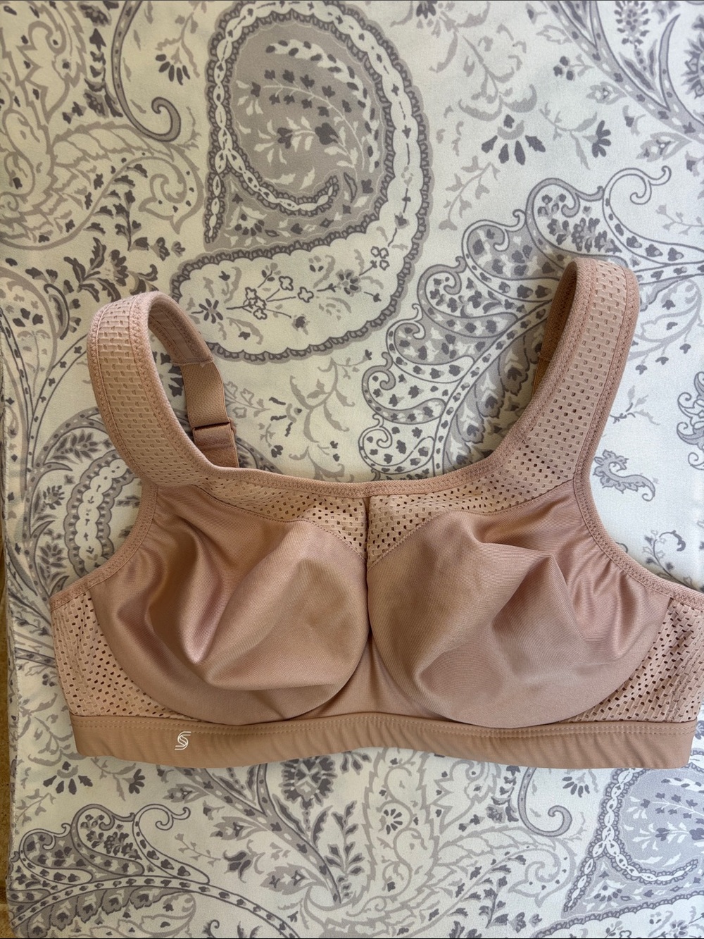 Glamorise Blush-Taupe Full-Coverage Wireless Comfort Bra